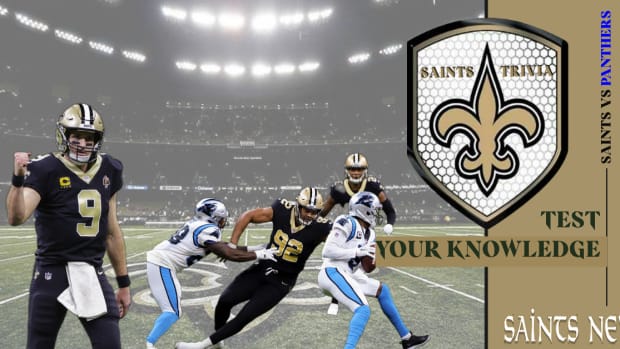 (COPY) Saints Trivia - Test Your Knowledge Saints vs  Panthers